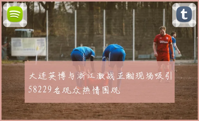 大连英博与浙江激战正酣现场吸引58229名观众热情围观